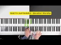 God I'm Just Grateful Step-by-Step Piano Tutorial (Chords and Melody) | Elevation Worship