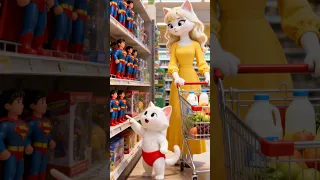 ماما مياو بخيلة والقط عايز يشتري كل حاجة 