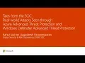BlueHat v18 Tales from the SOC