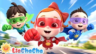 Superhero Team to the Rescue | Superhero Song for Kids | Nursery Rhymes & Toddlers Songs | LiaChaCha