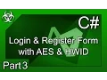 Login System GUID authentication Serial activation in C Tutorial Part 3