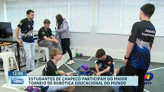 BG na Escola mostra como a robótica tem mudado alunos em Chapecó