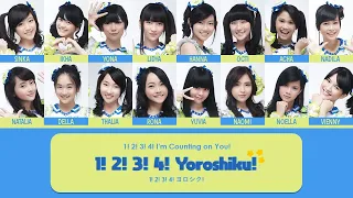 Download JKT48 - 1! 2! 3! 4! YOROSHIKU! (1! 2! 3! 4! ヨロシク!) [Color Coded Lyrics IDN/ENG/KAN] MP3