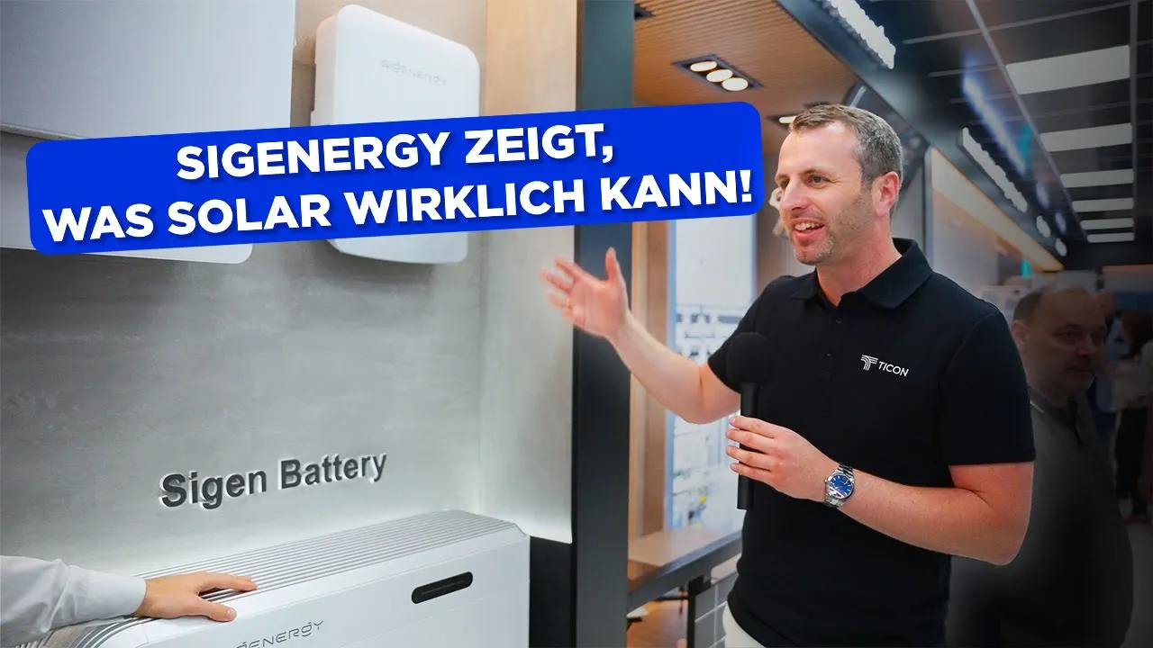 Intersolar 2025: Sigenergy Highlights & Neuheiten