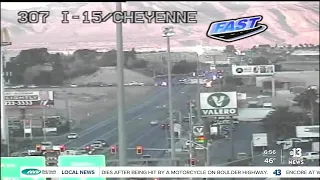Crash near I-15 and Cheyenne Avenue