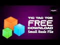 Tic Tac Toe game free download Small Basic file