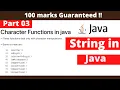 Character Functions in Java ICSE computer strings Java ICSE programs Important java programs