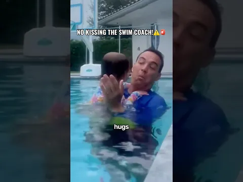 she tried to kiss the swim coach!⚠️