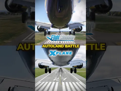 MSFS VS X-Plane Autoland