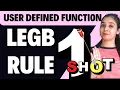 PYTHON - User Defined Functions LEGB RULE Class 12 Computer Science