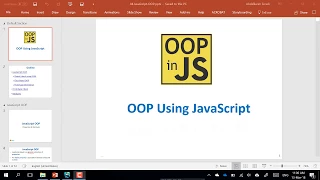OOP using JavaScript