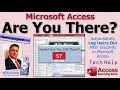 Are You There Automatically Log Users Out After Inactivity in Microsoft Access