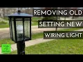 How To Update or Replace a Lamp Post and Light