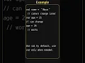Variables in Kotlin val vs var