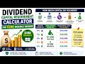 Dividend Capital Requirement Calculator for 100 Monthly Income