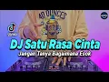 Download Lagu DJ JANGAN TANYA BAGAIMANA ESOK VIRAL TIKTOK REMIX FULL BASS TERBARU 2022 | DJ SATU RASA CINTA