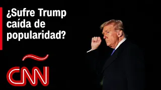 ¿Sufre Trump caída de popularidad?