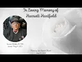 In Loving Memory of Harriett Hartfield