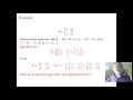 2E1 Lecture 5 part 7 Eigenvalues and eigenvectors