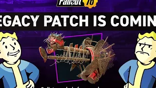 FALLOUT 76 Legacy Weapons Removed like that s gonna do anything