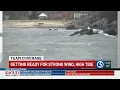 Niantic getting ready for high tide as heavy rain moves into CT