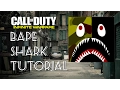Bape shark emblem tutorial infinite warfare call of duty