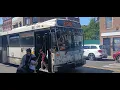 Njtransit bus 87 bus full hoboken path via journal square