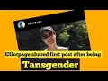 Elliot Page Shares First Topless Photo Since Coming Out As Trans Transgender