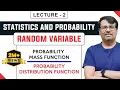 Random Variable Probability Mass Function Distribution Function