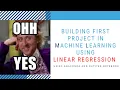 Building the first Machine Learning model using Jupyter Notebook and Scikit Learn Linear Regression
