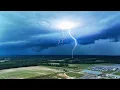 Drone Captures Intense Lightning over Dothan Alabama
