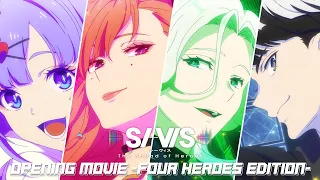 YouTube影片, 內容是SI-VIS：英雄之聲 的 OP（Four Heroes Edition）