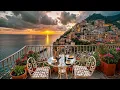 Download Lagu Italian Sunset Balcony Jazz ☕ Jazz Instrumental Music \u0026 Elegant Bossa Nova for Calm Focus \u0026 Study