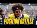 Press Conference Takeaways Improved Michigan WR group DT pecking order WR3 more I