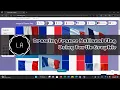 How to draw France National Flag by using Python Turtle Graphic