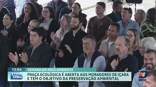Içara inaugura praça ecológica no Dia do Meio Ambiente