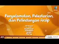ANRI Melayani: Pengolahan Arsip Statis — Deskripsi dan Penataan Arsip Peta