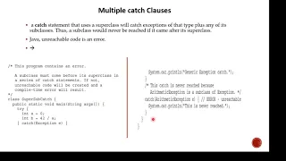 Nested Try Statements