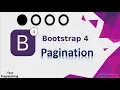 Bootstrap 4 Tutorial - Pagination