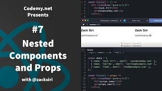 React Nested Components and Props - 007