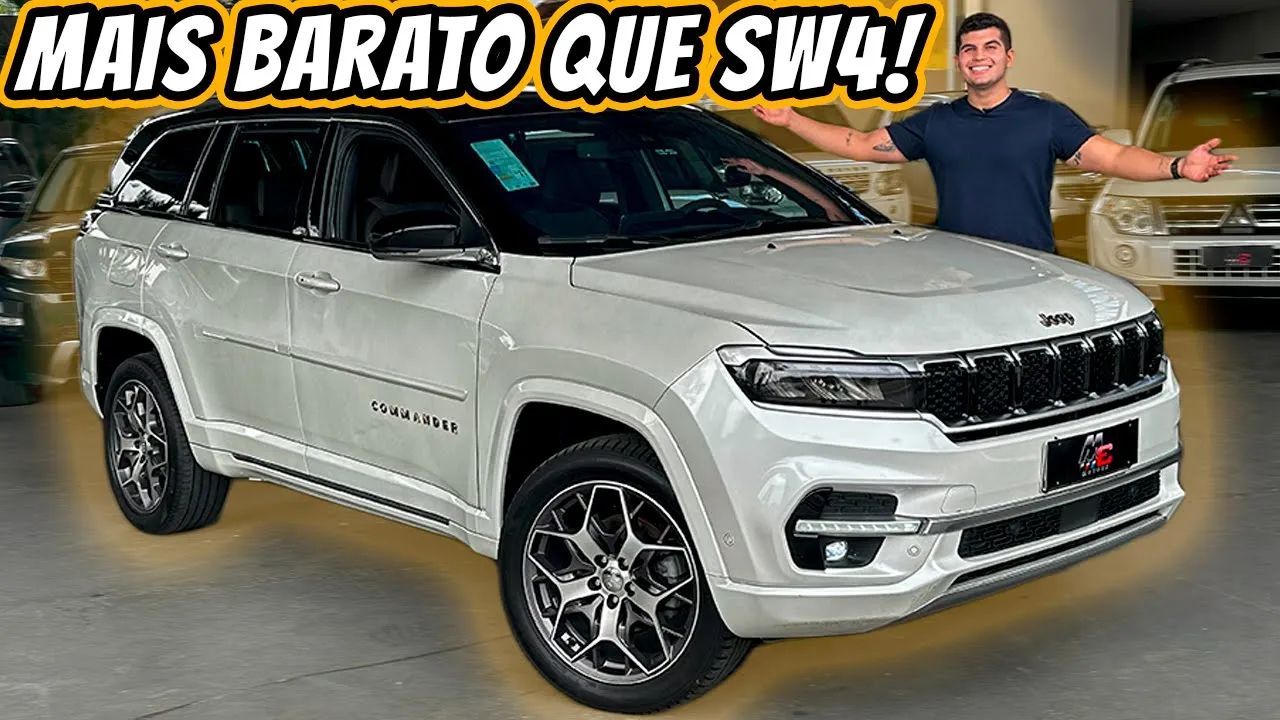 Jeep Commander Overland Diesel 2022 - Esse é o Compass com 7 lugares e design DUVIDOSO