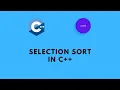 Selection Sort in C C for Beginners
