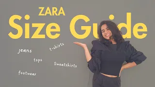 ZARA Women Size Guide Online Shopping T shirt Jeans Footwear Meera Kaneria