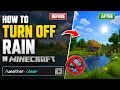 How to Turn Off Rain in Minecraft