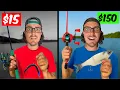 15 vs 150 Walmart Fishing Challenge