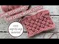 How to Crochet the Celtic Weave Stitch Step-by-Step Tutorial