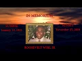 Obituary for Roosevelt Wise Jr