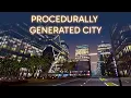 I made a procedurally generated city that can be fully explored
