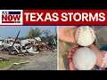 Tornado damage large hail reported across North Texas
