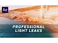 After Effects Tutorial Light Leaks in After Effects - No Plugins Required